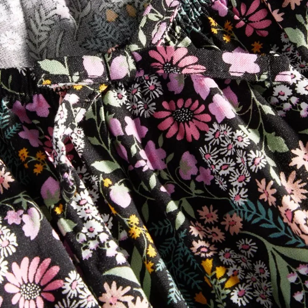 Epic Threads Little Girls Wildflower-Print Peasant Dress/NWT/6